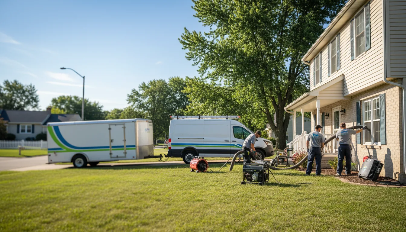 Flooded Basement Restoration And Cleanup With Repair in Champion, NE near me